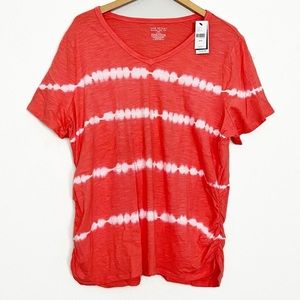 Lane Bryant V-Neck Ruched Side Tee 18/20